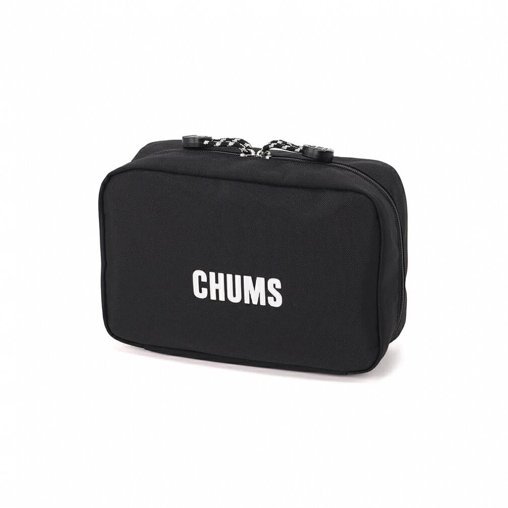 2025秋冬 チャムス Recycle CHUMS Gadgets Pouch CH60-4010 K001 トレッキング ポーチ : Black CHUMS