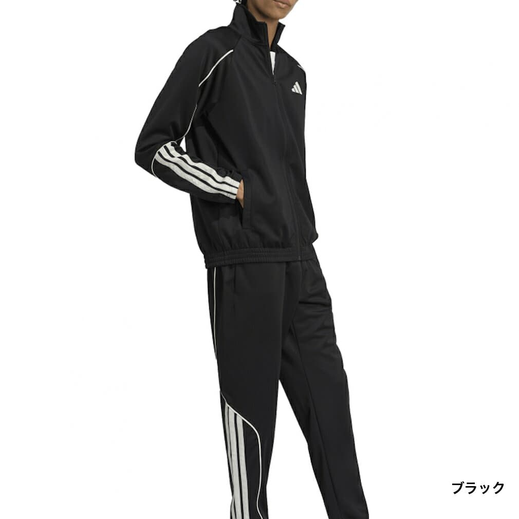 最大10％OFFクーポン 【10/4〜10/10】 アディダス メンズ ジャージ 上下セット スリーストライプストラックスーツ KLG53 JX5529 JN1817 スポーツウェア adidas thumbnail 2