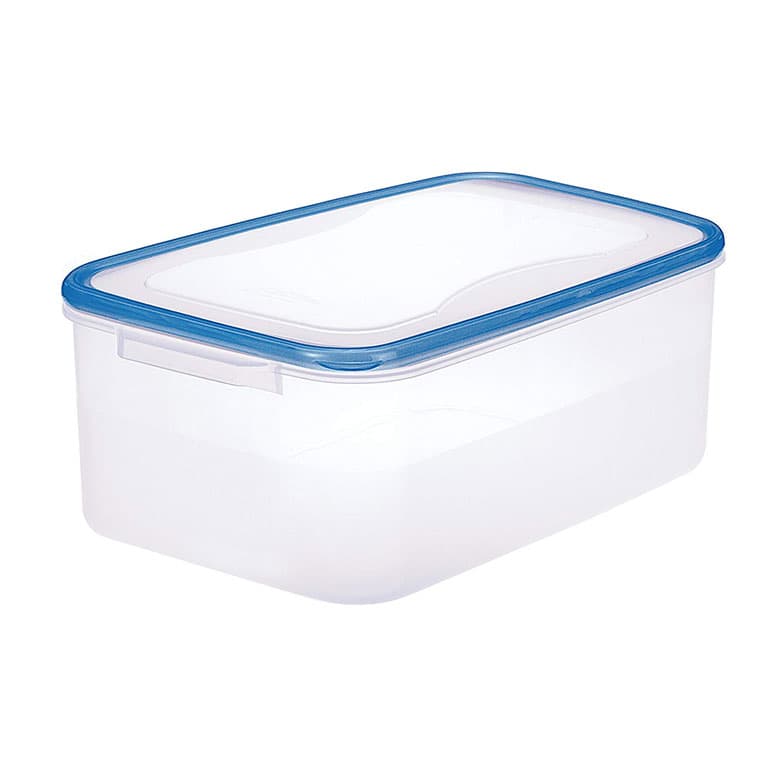 パッセハード WJ-4 クリアブルー 11.5L 16097 リス 日本製 銀 イオン 抗菌力 保存容器 中身 見える 抗菌 シリコンパッキン 目盛り付 湿気 対策 キッチン 収納 保管 調味料 食料 お米 液体可能 清潔