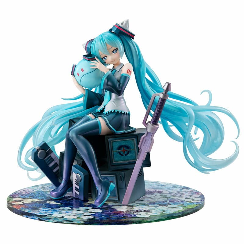 【限定販売】Lucrea(ルクリア) 機動戦士ガンダム45周年×初音ミク 初音ミク×ダブルオーガンダム 1/7 完成品フィギュア[メガハウス]《発売済・在庫品》