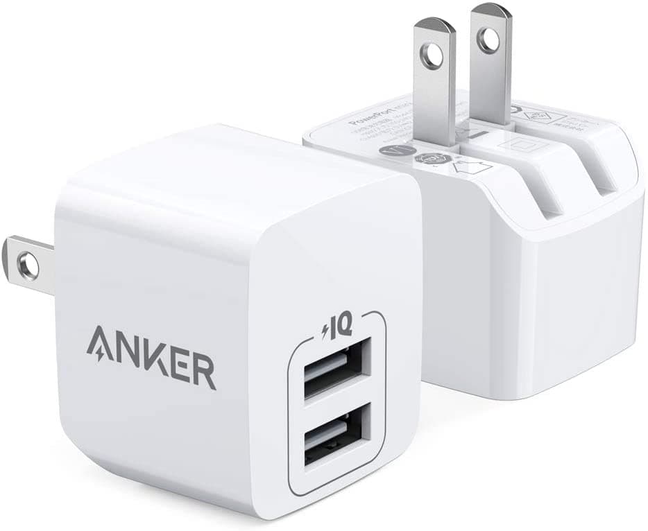 【期間限定セール実施中 10/9まで】【2個セット】Anker PowerPort mini（USB充電器 12W 2ポート）【PSE技術基準適合/折りたたみ式プラグ/PowerIQ/超コンパクトサイズ 】iPhone iPad Android各種対応 thumbnail 2
