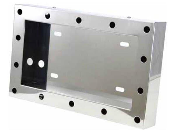 JETイノウエ　ナンバープレート枠　パイロットランプ取付け穴付ナンバープレート枠　中型用　501197　*トラック用品*