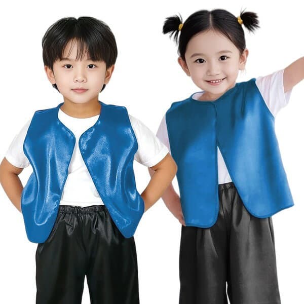 ARTEC アーテック 運動会・発表会・イベント 衣装・ファッション ソフトサテンベスト J 青 商品番号 14472 お取り寄せ 4521718144726