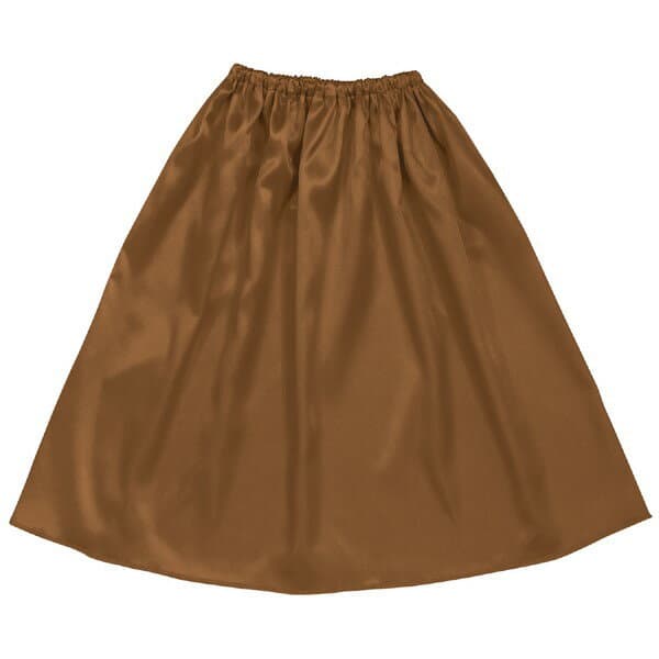 ARTEC アーテック ソフトサテンマント・スカート ストレート 茶 衣装ベース 運動会 発表会 イベント 15034 【キャンセル不可・北海道沖縄離島配送不可】 -お取り寄せ品- 4521718150345-ds
