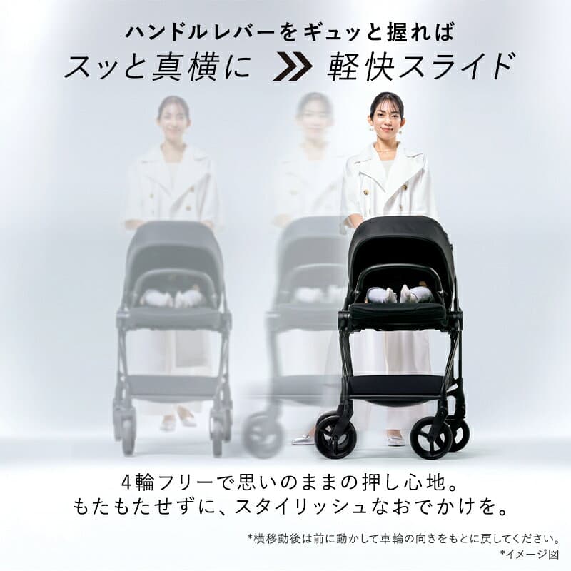 【公式】 アップリカ Aprica ルーチェフリーAC ルーチェ ルーチェフリー Aprica ベビーカー アップリカ ベビーカー A型 A型ベビーカー 両対面式 ハイシート トラベルシステム対応 新生児 1ヶ月から 両対面 4輪フリー ベビー 赤ちゃん thumbnail 2