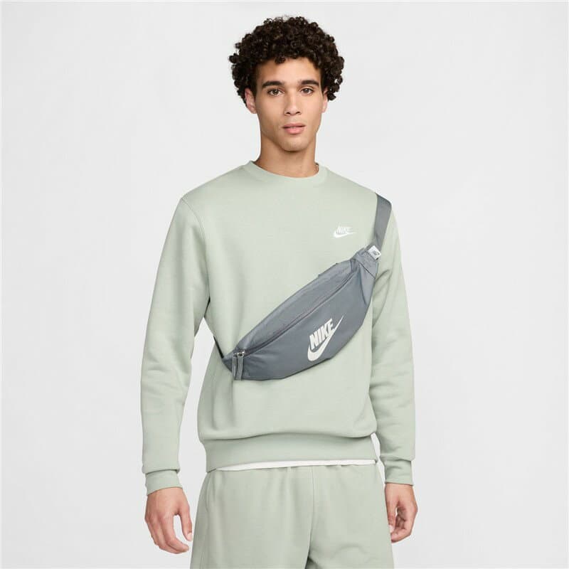 ナイキ ウエストバッグ 3L メンズ レディース NIKE ヘリテージウエストパック ユニセックス ウエストポーチ ボディバッグ ヒップバッグ ススポーツ カジュアル アウトドア キャンプ 旅行 男女兼用 普段使い 灰色 グレー ブランド アパレル/DB0490-084