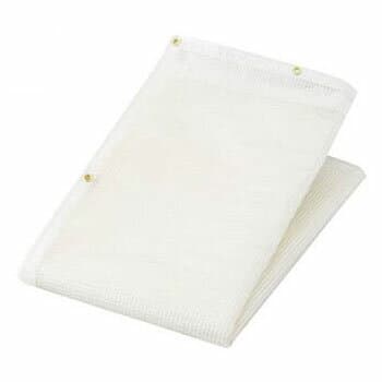 防炎糸入りクリアシート(下部チェーン入)4m×3m トラスコ TCI-0403