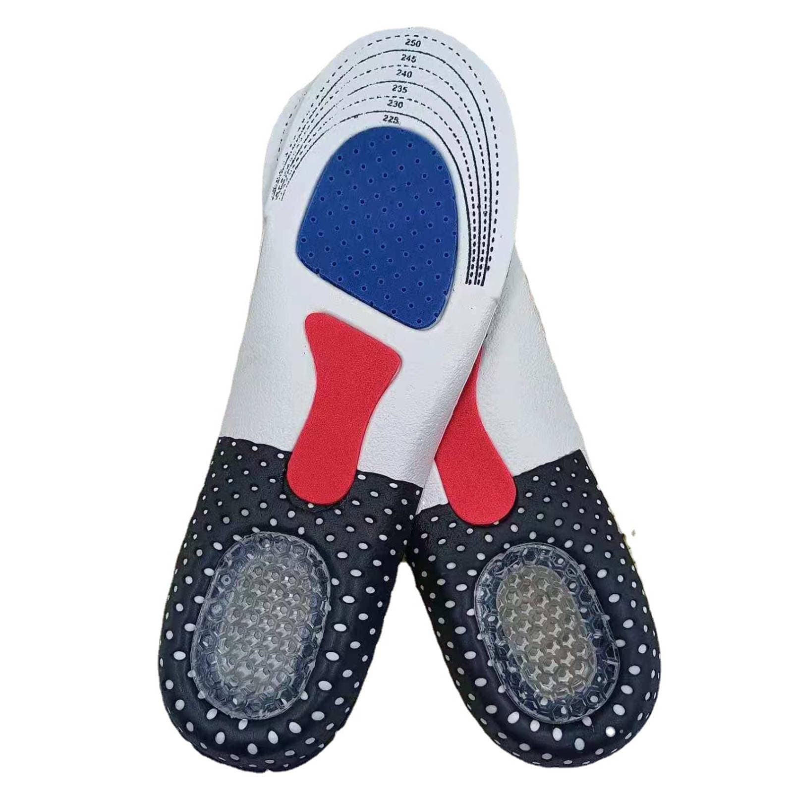 インソール 中敷き 衝撃吸収 アーチサポート 男女兼用 運動 スポーツ サッカー ウォーキング スポーツ用品 Sサイズ（ブラック）