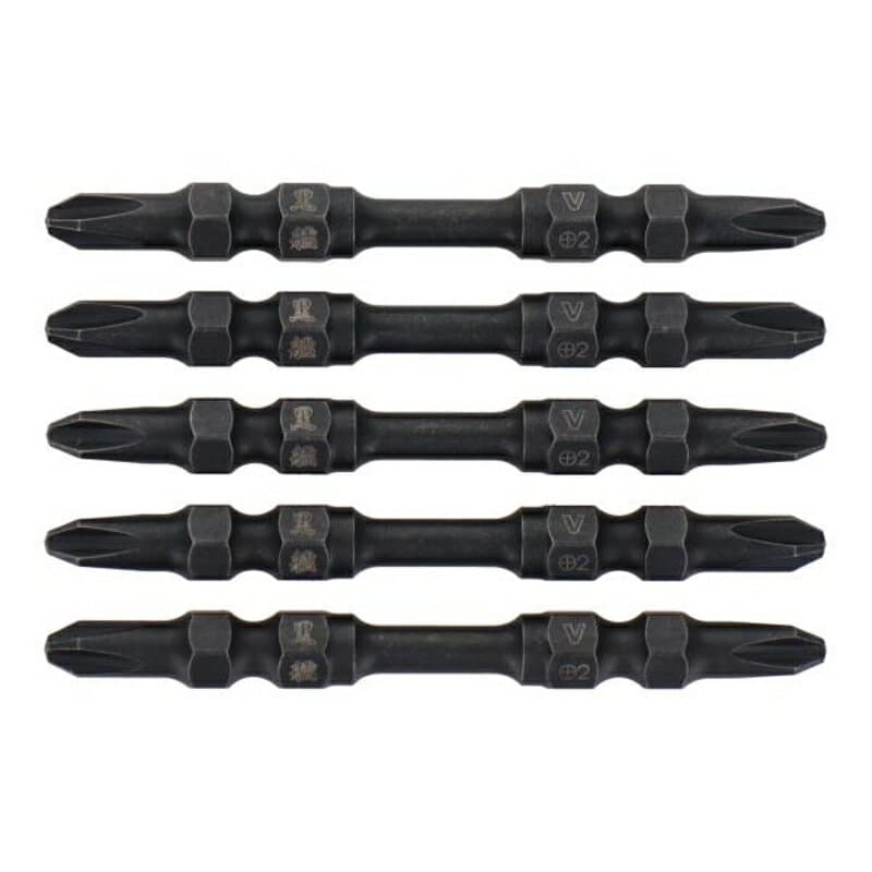 VESSEL 黒艦ビット 巧 +2×65mm 5本組 三共コーポレーション TK5P2065
