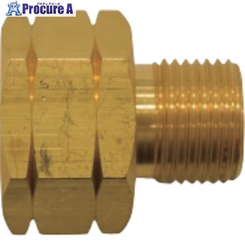 YAMATO アダプター UNF変換真鍮継手(W22⇒UNF) A-左 AHIDARI 1個 ■▼215-6171 【送料都度見積】