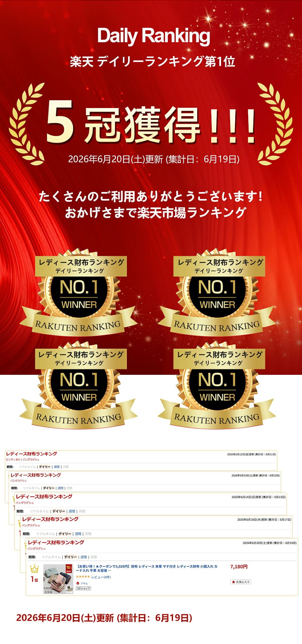 【先着30名順限定！★クーポンで3,822円】楽天1位 財布 レディース イタリアンレザー マチ付き レディース財布 小銭入れ カード入れ 本革 大容量 薄型 軽い カードケース さいふ 軽量 スリム ファスナー ロング ウォレット おしゃれ シンプル お財布 プレゼント ギフト thumbnail 2
