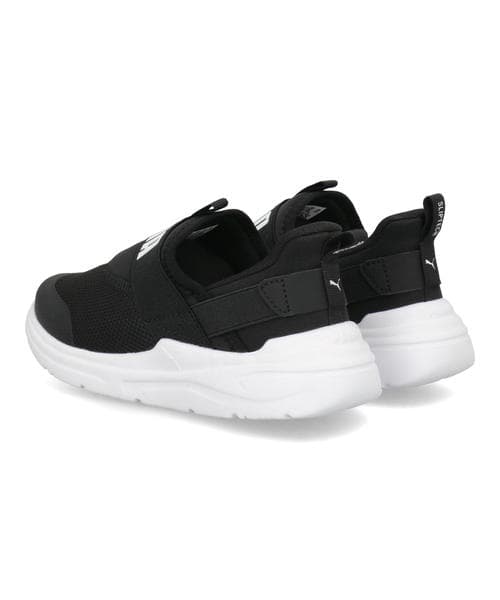 PUMA プーマ SOFT WIRED 2 EASE IN PS 軽量 キッズスニーカー スリッポン ソフトワイヤード2イーズインPS 402832 01 [HF] プーマブラック/プーマホワイト キッズ シューズ 靴 スニーカー ボーイズ ASBee thumbnail 2