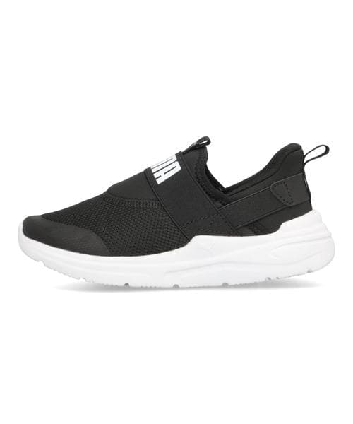 PUMA プーマ SOFT WIRED 2 EASE IN PS 軽量 キッズスニーカー スリッポン ソフトワイヤード2イーズインPS 402832 01 [HF] プーマブラック/プーマホワイト キッズ シューズ 靴 スニーカー ボーイズ ASBee thumbnail 3