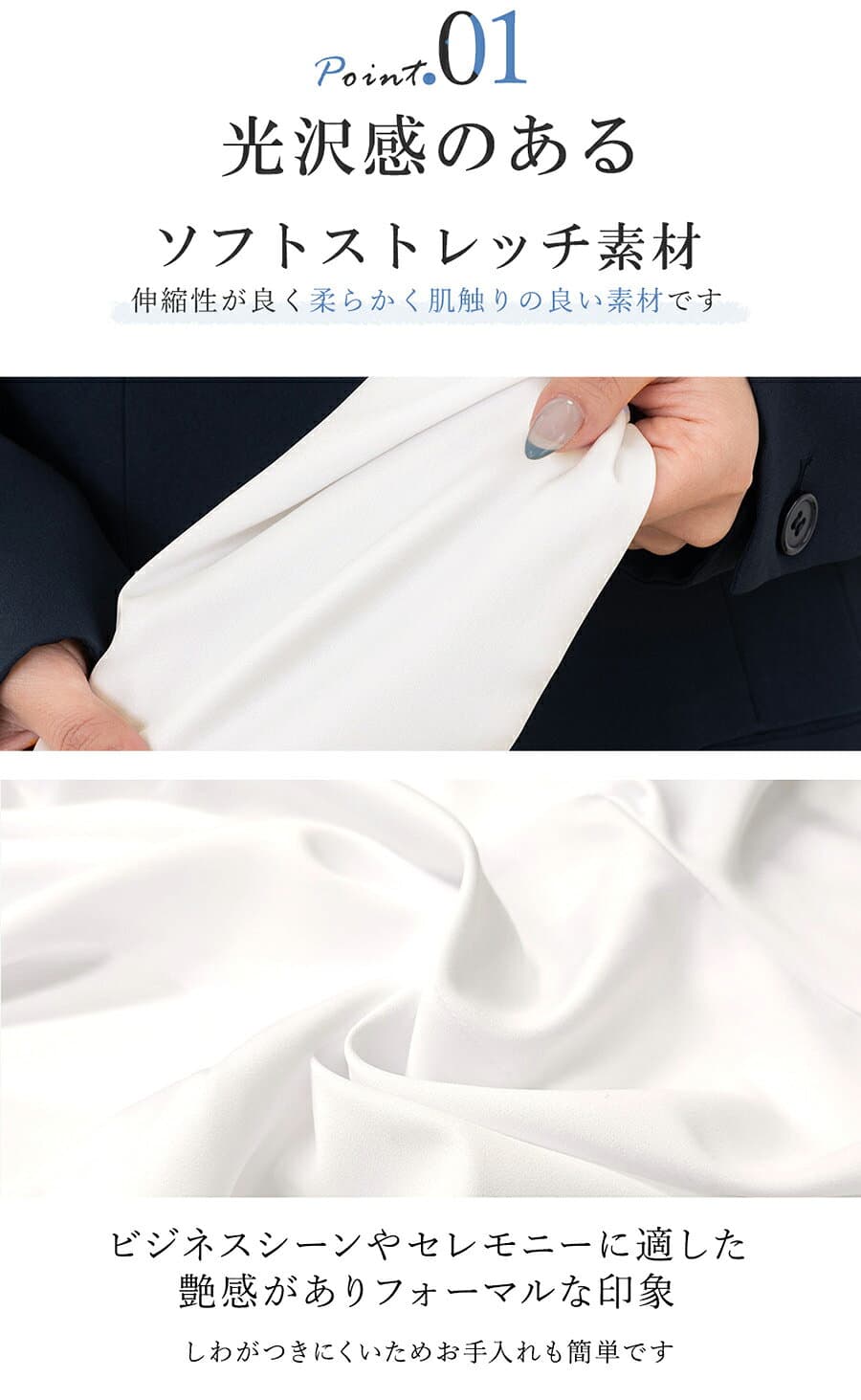 ＼対象商品2点以上購入で5%OFF／44%OFF ブラウス レディース トップス 半袖 七分袖 選べる袖丈 オフィスカジュアル スーツ インナー 洗える ノーアイロン 透けにくい 体型カバー ワイシャツ風 通勤 大きいサイズ [M便 1/2]【メール便送料無料】【365日即日発送】 thumbnail 3