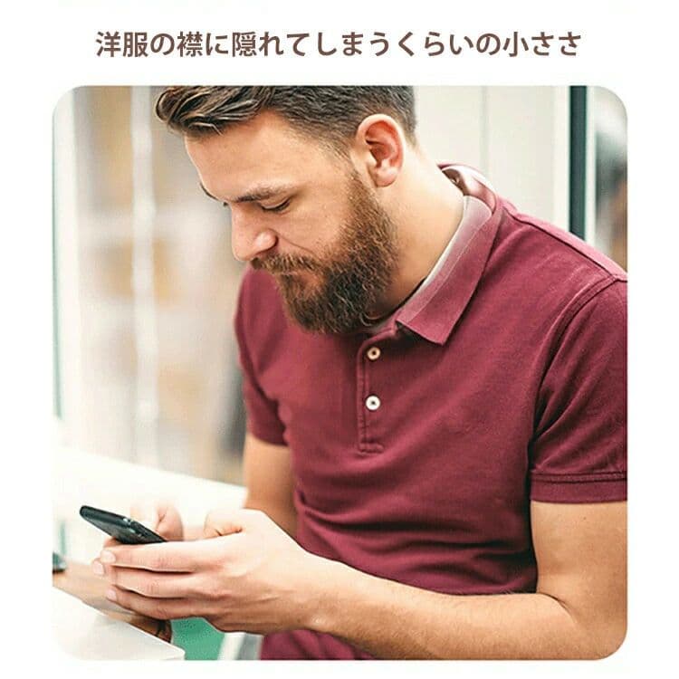 ネックマッサージャー ems 折りたたみ式 温熱 首マッサージ マッサージ器 首 マッサージ機 振動 温め 首こり おしゃれ 軽量 コンパクト コードレス リラックス 寝ながら 全身 ふくらはぎ 太もも マッサージ機器 母の日 父の日 プレゼント thumbnail 3