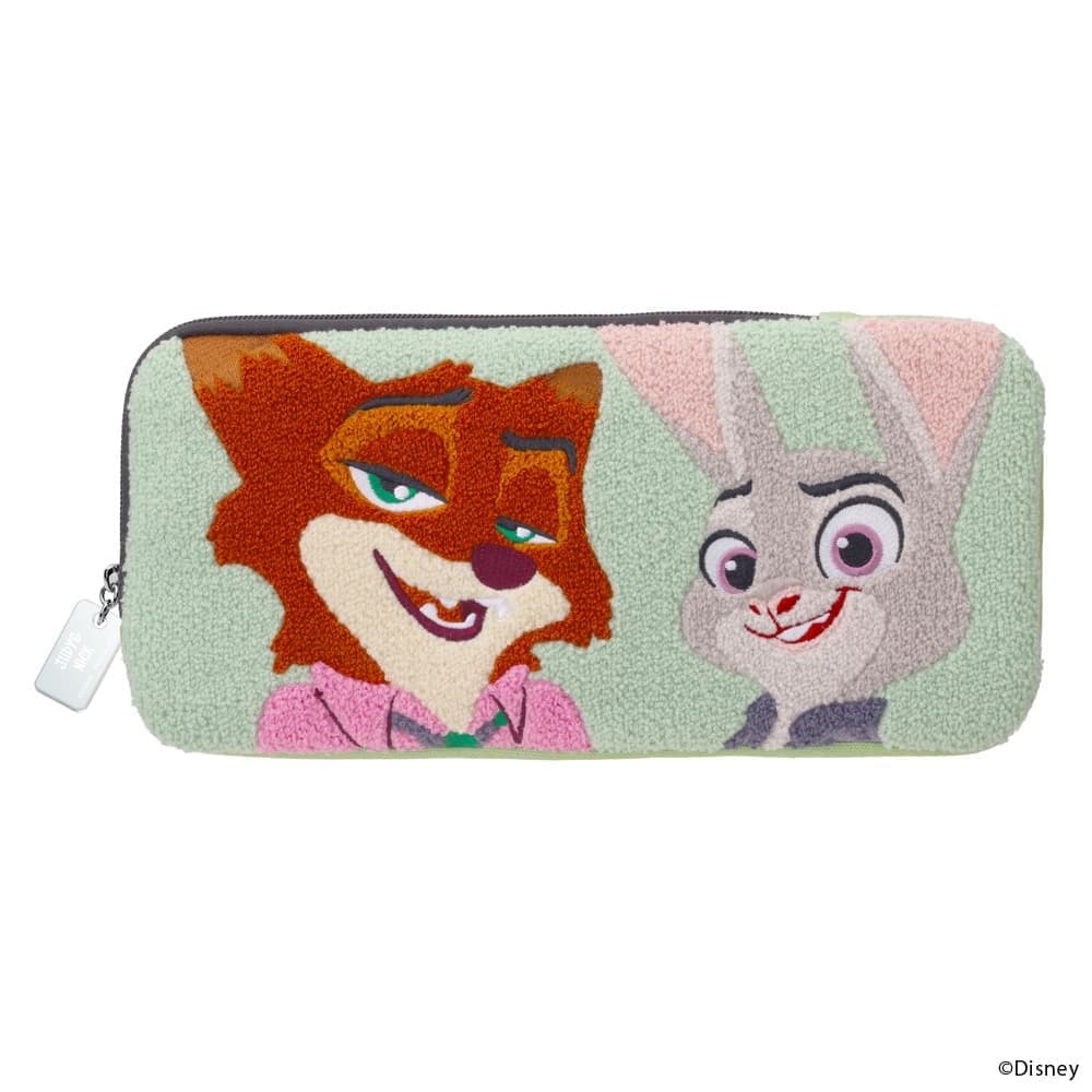 Switch 2 収納ポーチ ズートピア PGA L字ファスナー カバー装着のまま収納 サガラ刺繍ポーチ ディズニー ゲーム機ポーチ ゲームポーチ スイッチ2 持ち運び ゲーム機収納 本体収納 ゲーム用品 ゲーム周辺機器 普段使い 日常使い 通勤 通学 プレゼント ギフト PG-DSW2P05ZTP