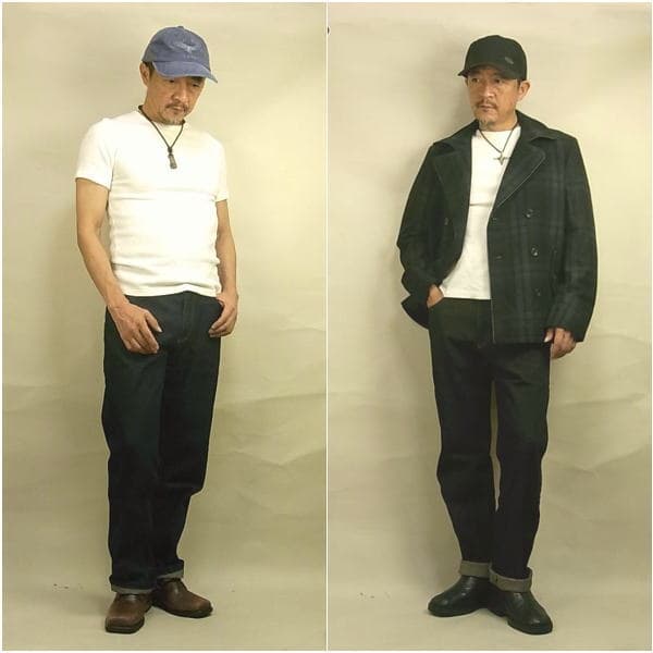 ジーンズ メンズ ストレート 10オンスデニム 秋冬用 通年用 裾上げ済み 裾上げ不要 股下77cm ジーパン デニムパンツ thumbnail 2