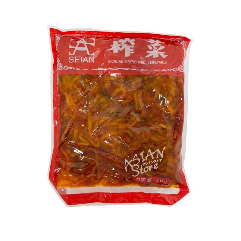 【常温便】業務用ザーサイ（ストリップ）1000g／業務用搾菜糸1kg【6909113000119】