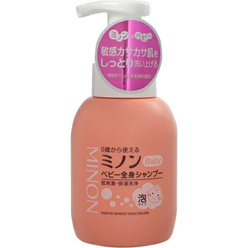 【送料込・まとめ買い×6個セット】【第一三共ヘルスケア】ミノン ベビー全身シャンプー 350ml