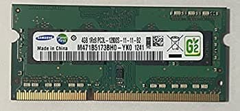 【中古】【未使用】サムスン純正 PC3-12800(DDR3-1600) SO-DIMM 4GB ノートPC用メモリ DDR3L対応モデル （電圧1.35V & 1.5V 両対応)