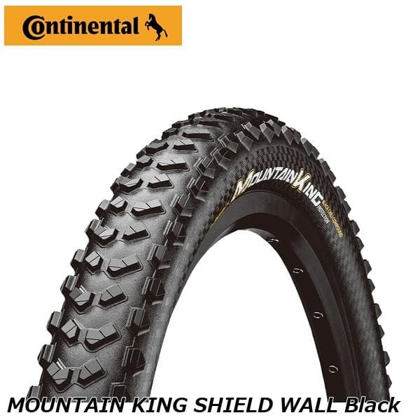 CONTINENTAL コンチネンタル MOUNTAIN KING SHIELD WALL Black マウンテンバイク用オフロードタイヤ