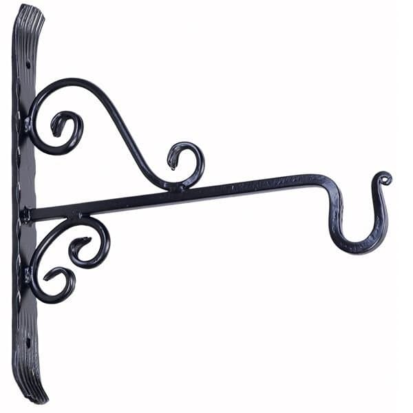 壁掛けフック アイアン壁飾り アイアンフックアイアンブラケット 植物2 ガーデンブラケット プランターフック