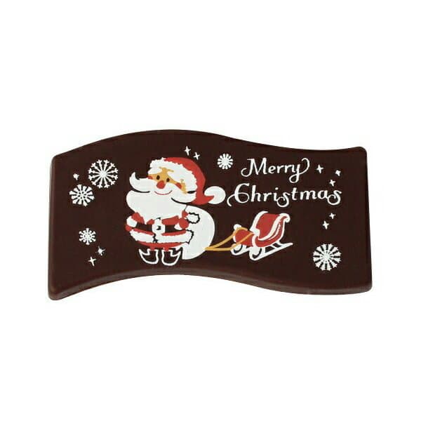 ケーキ チョコ プレート クリスマス ケーキ メッセージプレート チョコプレート サンタ santa ケーキ クリスマスケーキ 予約 チョコ プレート クリスマス デコレーション キャラクター 子供 チョコプレート 飾り 可愛い ホールケーキ 食べ物 エンジョイサンタ