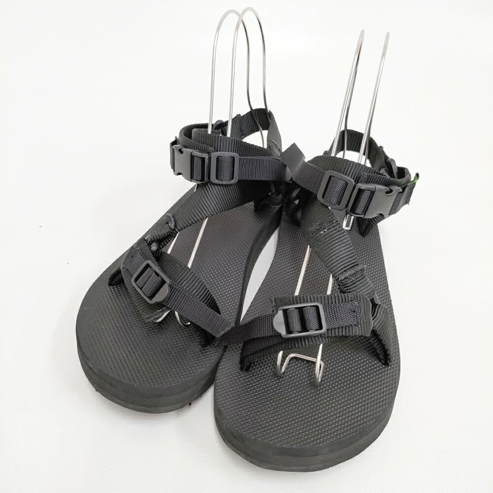 D.Roundy River Sandal リバーサンダル オールブラック Vibram ビブラムソール サンダル ブラック メンズ ディーラウンディ【中古】5-0621S