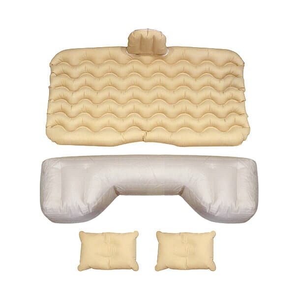 車中泊 エアーベッド ダイハツ トール M900A M910A ベージュ マットレス 枕付き アウトドア キャンプ 電動ポンプ 防災 汎用 エアベッド