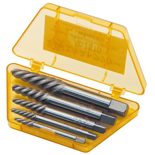 丸型エキストラクター ♯1822 6本組 逆タップ 折れ込みボルト抜き 右ネジ専用