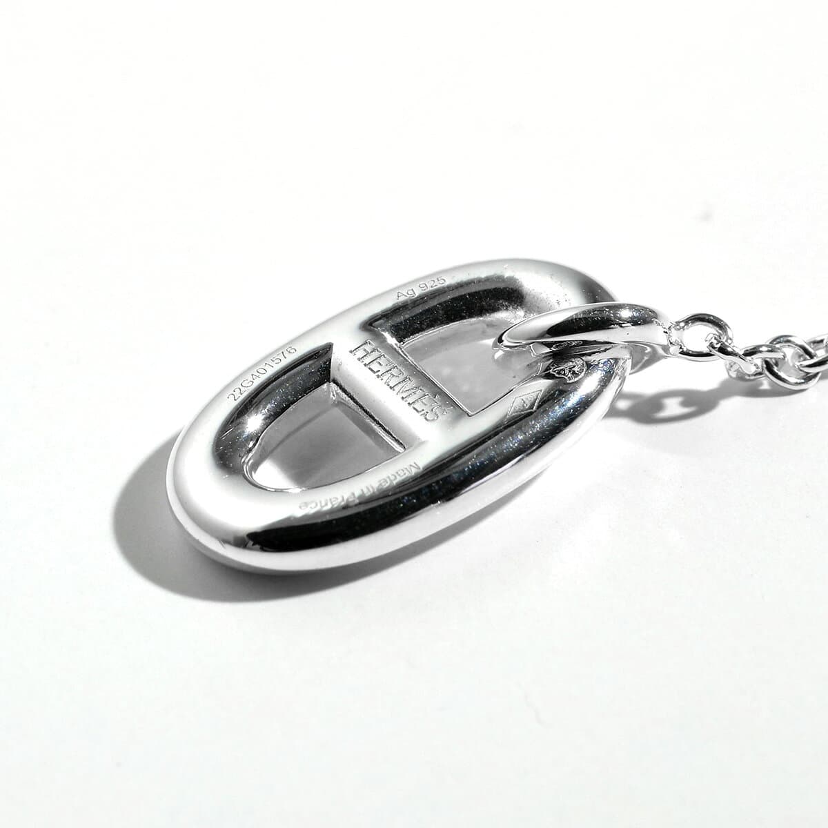 HERMES エルメス ピアス farandole MM ファランドール H108618B レディース チェーン スタッド シェーヌダンクル ロゴ刻印 silver925 シルバー thumbnail 3