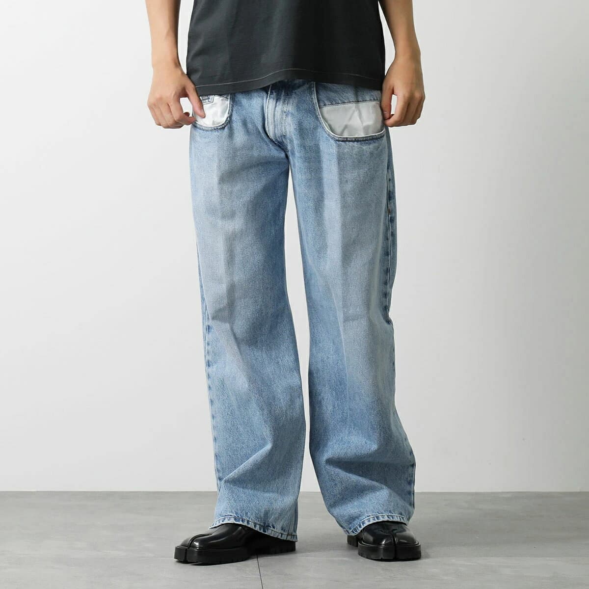 MAISON MARGIELA メゾンマルジェラ ジーンズ S51LA0052 S30513 メンズ デニムパンツ コントラストポケット ストレート Gパン ジーパン 470 S51LA0052S30513470【dc_kikaku】