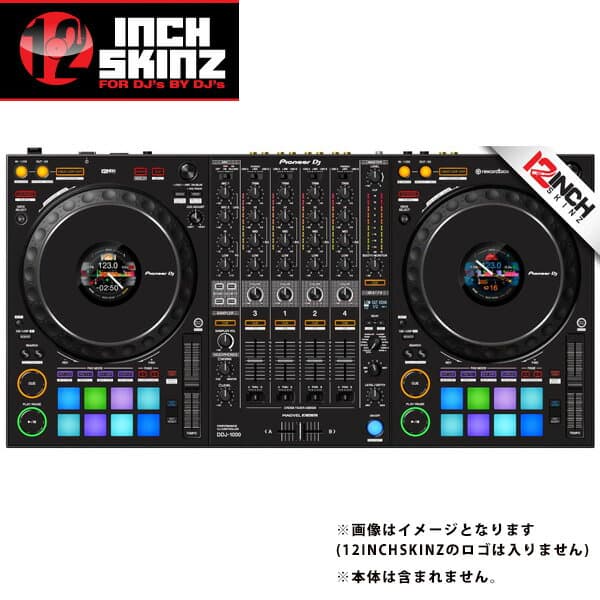 12inch SKINZ / Pioneer DDJ-1000SRT SKINZ (Black) 【DDJ-1000SRT用スキン】 夏休スペシャル