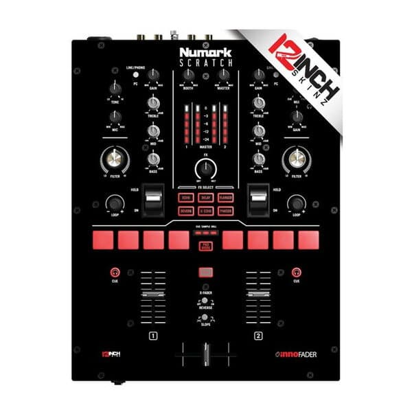 12inch SKINZ / Numark Scratch Skinz （ブラック) 【Scratch用スキン】夏休スペシャル