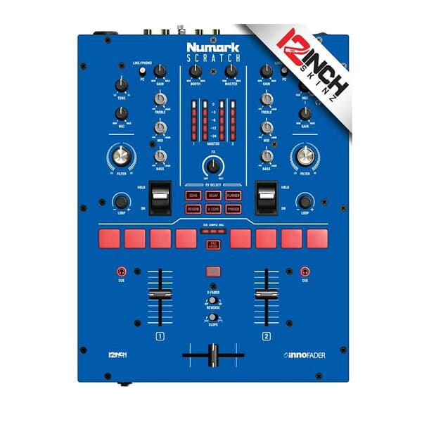 12inch SKINZ / Numark Scratch Skinz （ブルー) 【Scratch用スキン】夏休スペシャル