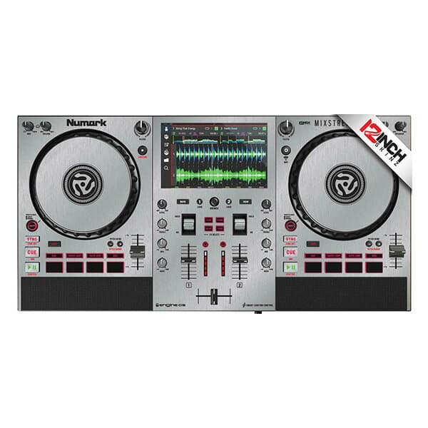 12inch SKINZ / Numark Mixstream Pro/Go Skinz (SILVR-BRUSH) 【Mixstream Pro/Go用スキン】 夏休スペシャル