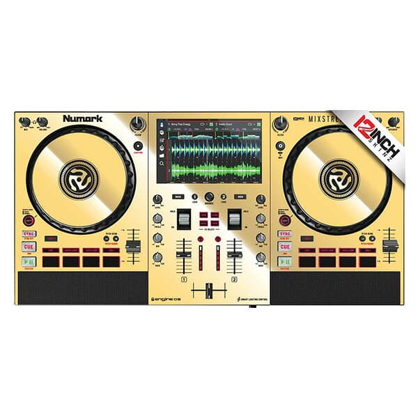 12inch SKINZ / Numark Mixstream Pro/Go Skinz (GOLD-MIRROR) 【Mixstream Pro/Go用スキン】 夏休スペシャル