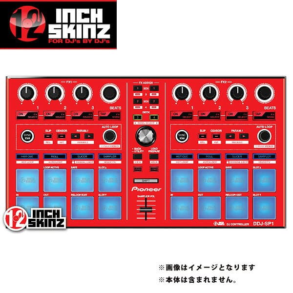 12inch SKINZ / Pioneer DDJ-SP1 SKINZ (Red) 【DDJ-SP1用スキン】夏休スペシャル