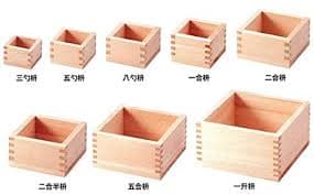 ひのき木枡　五勺