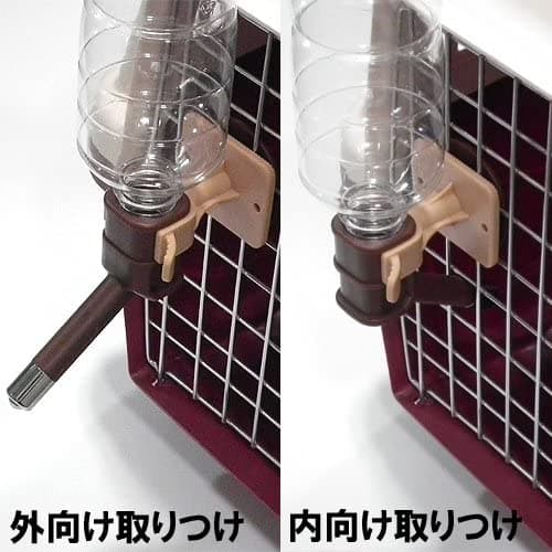 ドギーマン セルフエコワンドリンカー ブラウン ペット用 給水ボトル ノズル式 ケージ装着 Doggy Man 水飲み器 小動物用品 thumbnail 2