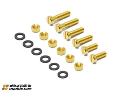 【送料無料】OYAIDESCR-Sオヤイデ　SCRS高性能レコードカートリッジ取り付けネジ/ナット/ワッシャーセット※店頭併売品のため、在庫切れの場合もございますクリックポストでの発送となります
