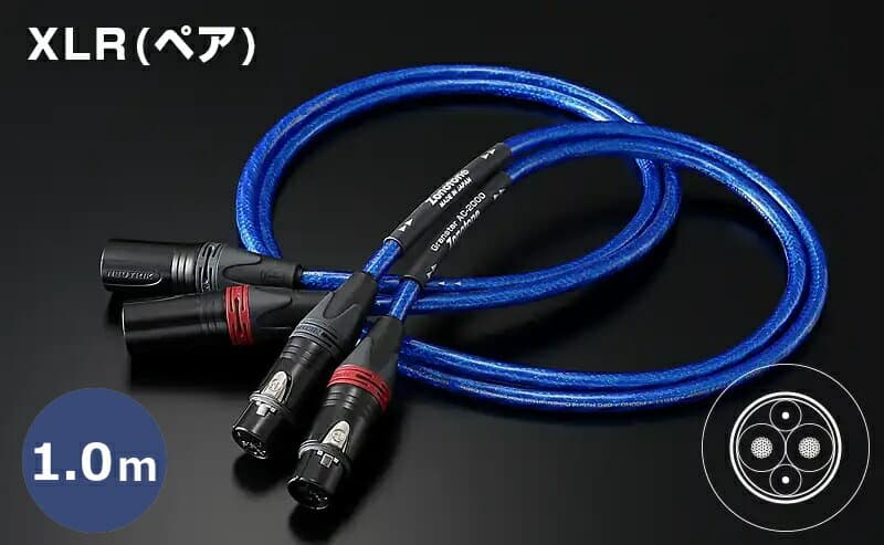 Zonotone ゾノトーン Granster AC-2000 XLR インターコネクトケーブル（XLR端子/1.0m/ペア）［メーカー正規品］