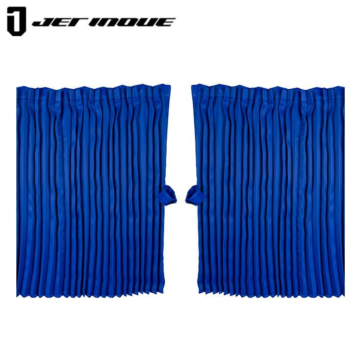 JETINOUE ジェットイノウエ トラックカーテン ぐーすか ブルー センターカーテン ハイルーフ (遮光率99.9％の遮光カーテン)
