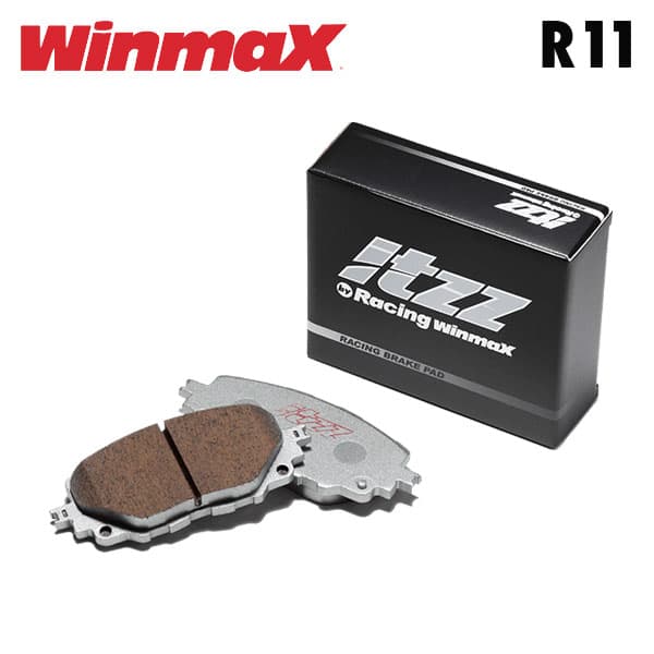 WinmaX ウィンマックス ブレーキパッド itzz R11 フロント用 インプレッサ GDB H16.8〜H19.11 WRX STI スペックC 16インチ SUBARU 4POT E〜G型 PCD114.3 送料:本州・北海道は無料 沖縄・離島は着払い