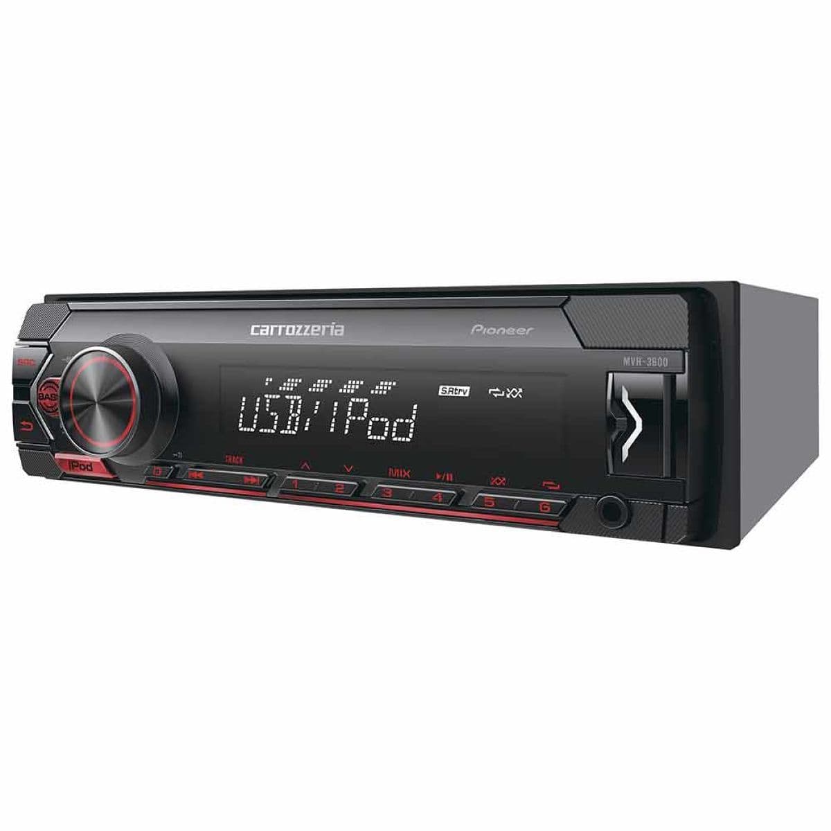 Pioneer パイオニア carrozzeria カロッツェリア MVH-3600 1DIN メインユニット USB AUX iPhone Android thumbnail 3