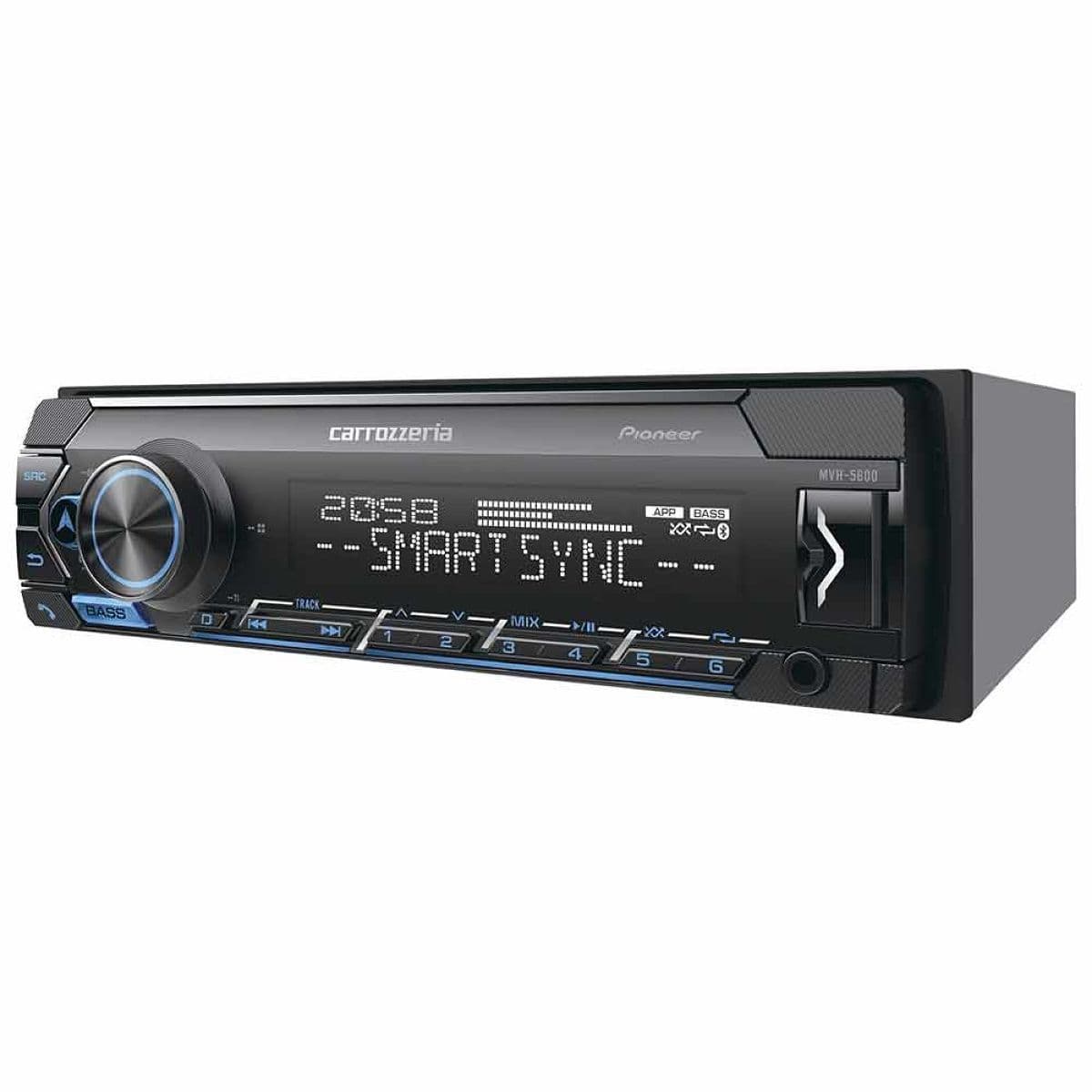 Pioneer パイオニア carrozzeria カロッツェリア MVH-5600 1DIN メインユニット Bluetooth USB AUX iPhone Android DSP thumbnail 3