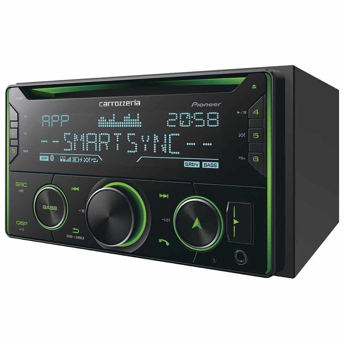 Pioneer パイオニア carrozzeria カロッツェリア FH-4600 2DIN メインユニット Bluetooth CD USB AUX iPhone Android DSP thumbnail 3