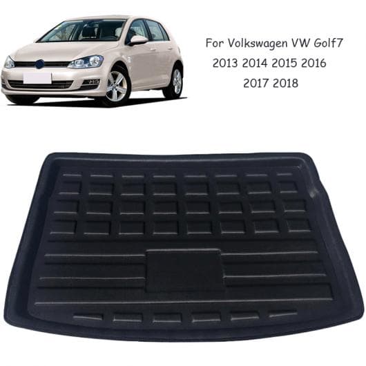 適用: フォルクスワーゲン VW ゴルフ 7 MK7 2013-2018 リア トランク ライナー ブーツ カーゴ マット トレイ フロア カーペット ハッチバック ハッチ AL-FF-0937 AL Car parts