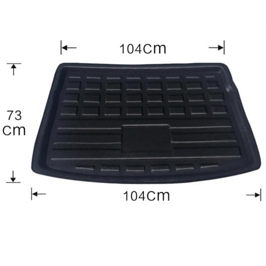 適用: フォルクスワーゲン VW ゴルフ 7 MK7 2013-2018 リア トランク ライナー ブーツ カーゴ マット トレイ フロア カーペット ハッチバック ハッチ AL-FF-0937 AL Car parts thumbnail 2
