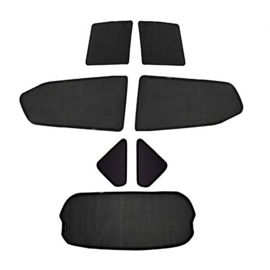 適用: ルノー/RENAULT コレオス カジャー ボクスホール/VAUXHALL モッカ X チボリ コンパクト ブラック サイド ウインドウ サンシェード メッシュ シェード ブラインド 7ピースセット AL-II-1545 AL sunshade